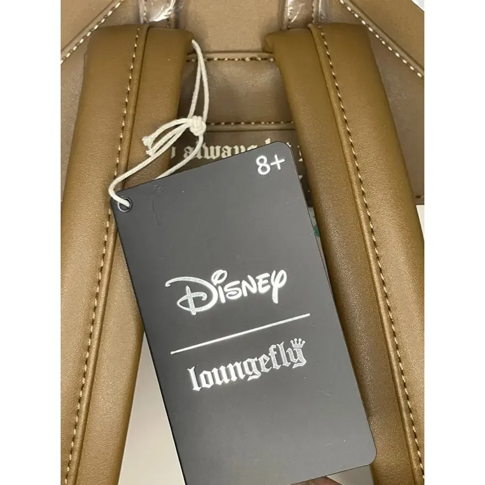 Loungefly Wondercon Disney Pinocchio Cuckoo Clock House Mini Backpack Brown NWT